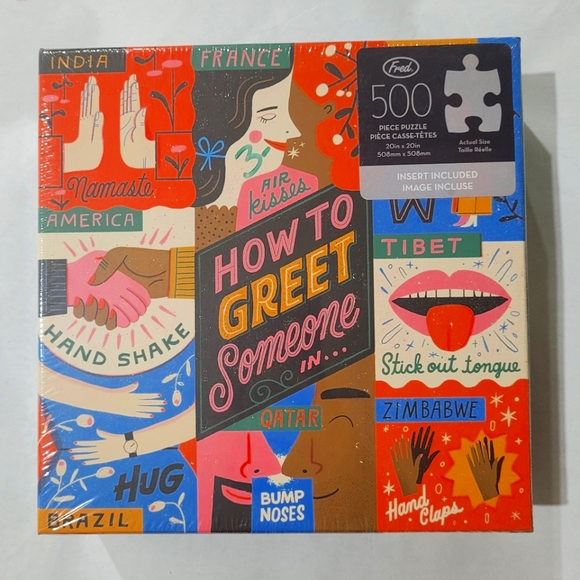 HOW TO GREET SOMEONE puzzle - Picture 1 of 4